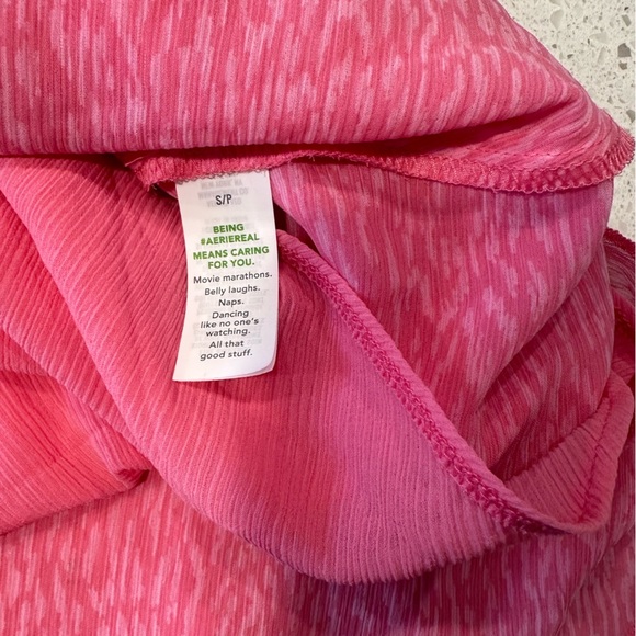 AERIE Chiffon Wrap Skirt NWT Pink Sizes XS & S - Picture 5 of 7